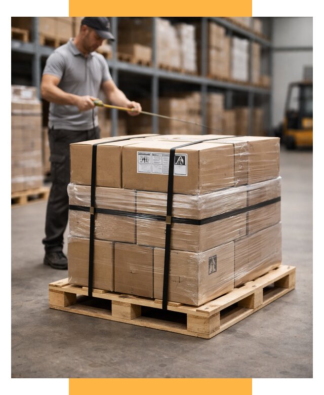 Упаковка и паллетирование грузов от 3582 р. | СетСервис-Врф