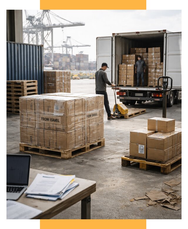Доставка грузов из Израиля от 15351 р., логистика от СетСервис-Врф