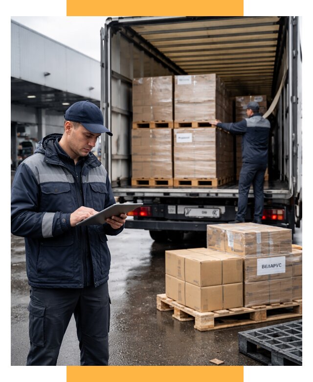 Доставка грузов из Беларуси от 15351 р. логистика СетСервис-Врф