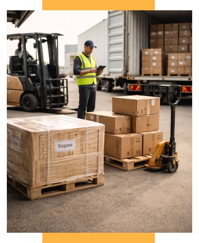 Доставка грузов в Корею из России от 35819 р. | СетСервис-Врф