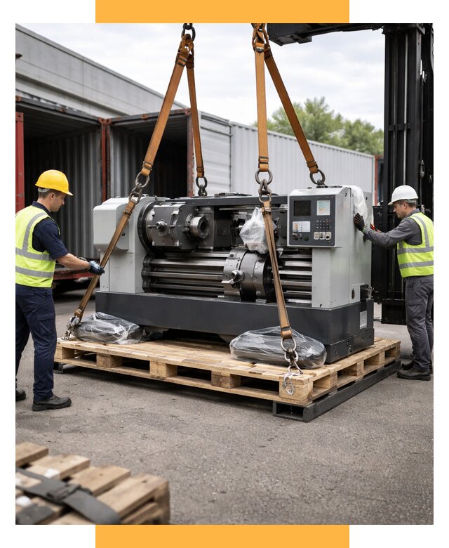 Перевозка станков и таможня от 61404 р. | СетСервис-Врф логистика