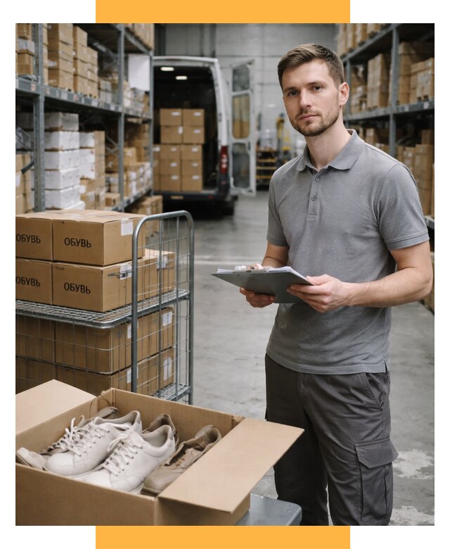 Доставка обуви из Китая и Турции от 4605 р. СетСервис-Врф