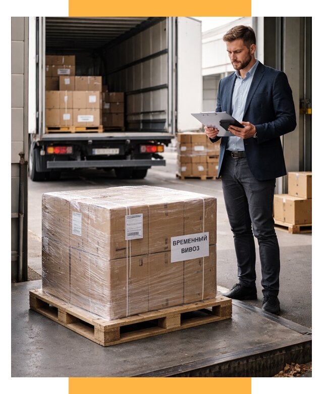 Временный вывоз товаров под ключ от 8187 р. | СетСервис-Врф