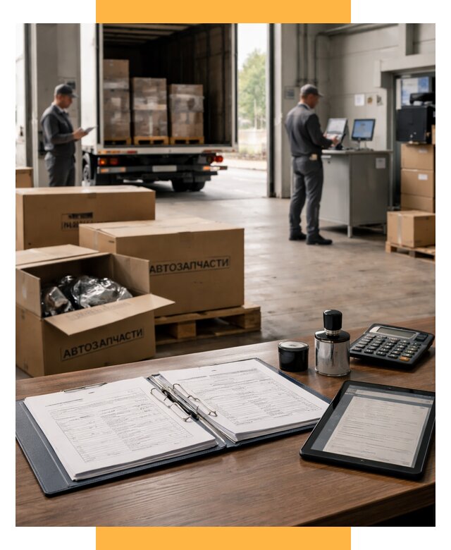 Таможенное оформление автозапчастей под ключ от 8699 р., СетСервис-Врф