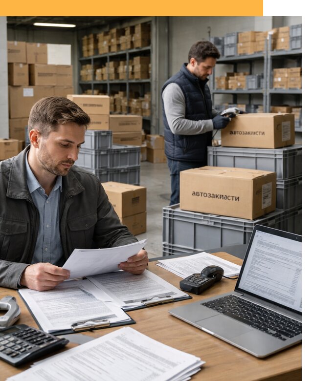 Таможенное оформление автозапчастей по выгодным тарифам от 8699