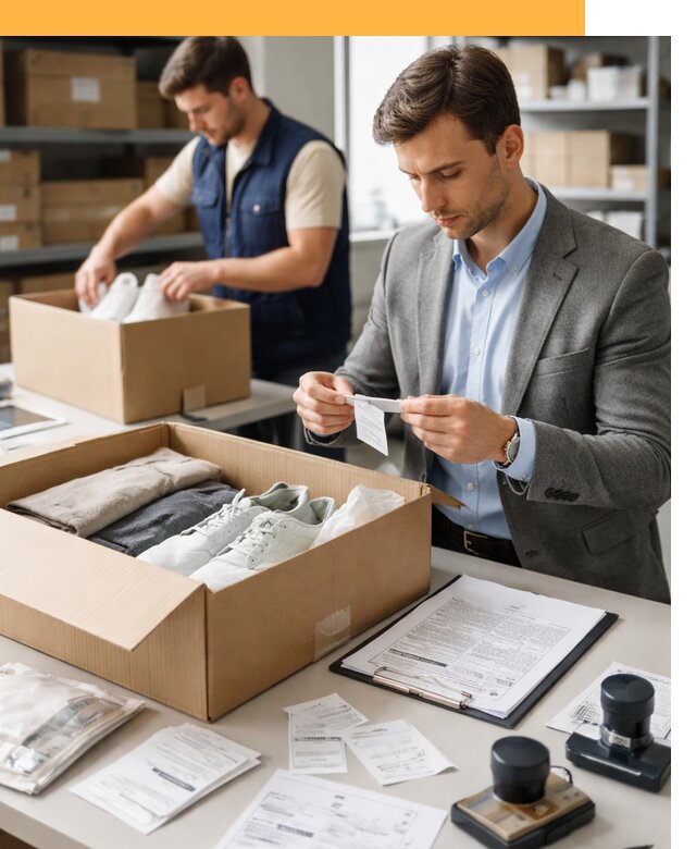 Таможенное оформление одежды и обуви по выгодной цене от 6652 руб